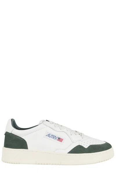 Autry White Medalist Low Men Sneakers In Multi