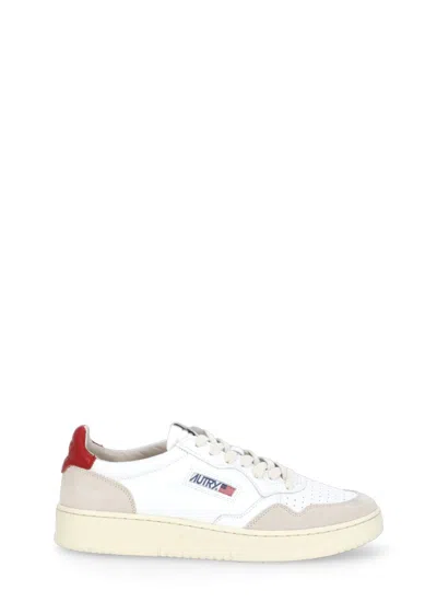 Autry White Medalist Low Sneakers