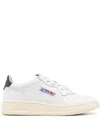 Autry Sneakers Dals Low In White And Black Leather