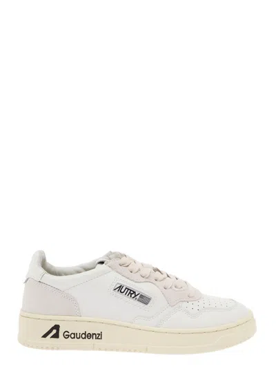 AUTRY WHITE MEDALIST LOW SNEAKERS