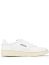 Autry White Leather Sneakers With Perforated Detailing In White