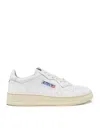 Autry White Lace-up Sneakers In White