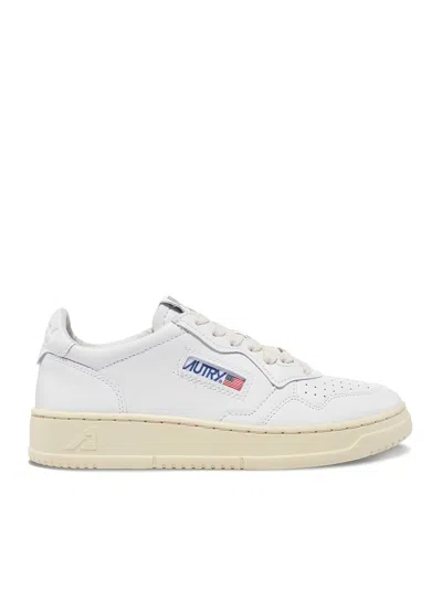 Autry Kids' White Medalist Sneakers