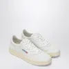 Autry White Medalist Sneakers In Super Soft Nappa In White