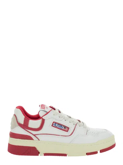Autry White Red Logo Sneakers