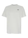 Autry White Round Neck T-shirt With Logo Embroidered On The Front In Cotton Man In White