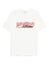Autry White Cotton  X Maison Kitsunã© T-shirt In White