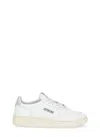 Autry White Smooth Leather Sneakers In Multi