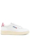 Autry Classic Low-top Sneakers With Perforated Detailing In White