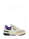 Autry White Sneakers With Suede In White