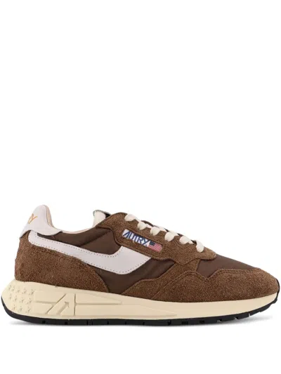 AUTRY AUTRY WHITE TUNDRA COW LEATHER RUBBER SNEAKERS