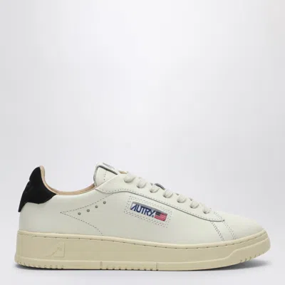 AUTRY AUTRY WHITE/BLACK DALLAS SNEAKERS IN LEATHER