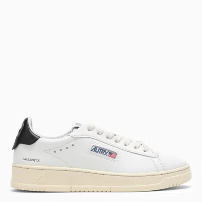 Autry White\/black Leather Dallas Sneakers In Bianco