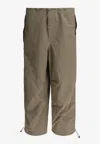 Autry Nylon Reflex Parachute Trousers In Green