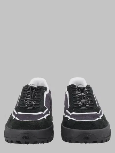 Autry Wild Paint Low Top Sneakers In Black