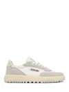 Autry Wildpace Low Sneakers In White Mesh And Suede In White