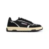 Autry Wildpace Nubuck And Rubber-trimmed Suede And Mesh Sneakers In Black