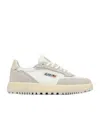 Autry Marshmallow And White Mesh And Suede Wildpace Low Sneakers In White