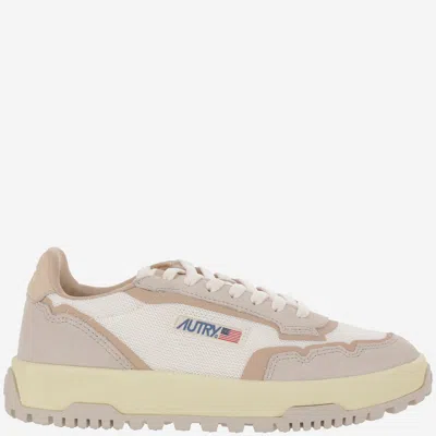 AUTRY AUTRY WILDPACE LOW MESH AND SUEDE SNEAKERS