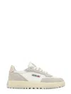 AUTRY AUTRY WILDPACE LOW SNEAKERS IN WHITE MESH AND SUEDE