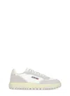 Autry Marshmallow And White Mesh And Suede Wildpace Low Sneakers In White