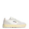 Autry Wildpace Low Sneakers With Textured Mesh In White