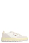 Autry Wildpace Low Sneakers With Textured Mesh In White