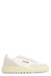 Autry Wildpace Low Sneakers With Textured Mesh In White
