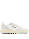 Autry Marshmallow And White Mesh And Suede Wildpace Low Sneakers In Weiss