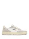 Autry Wildpace Low Sneakers In White Mesh And Suede In White