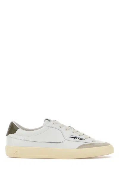 Autry Windscape Leather Sneaker In White