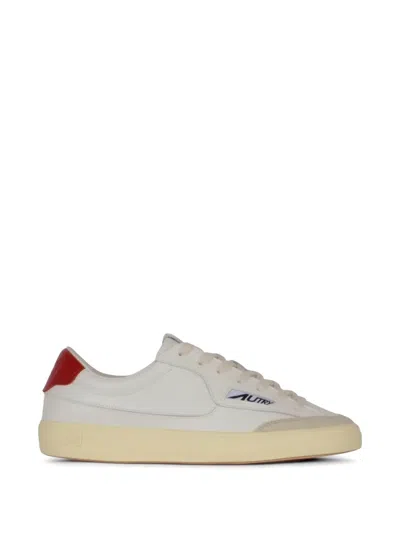 Autry Windscape Leather Sneakers In White
