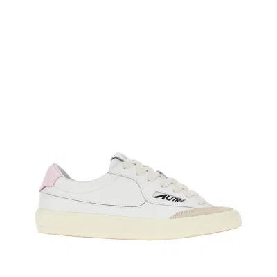 Autry Windscape Low Leather Sneakers In White