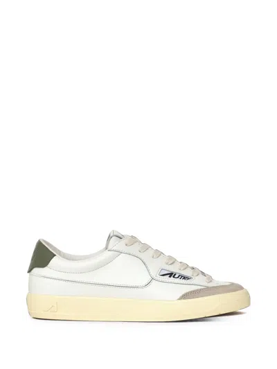 Autry Windscape Low Leather Sneakers In White