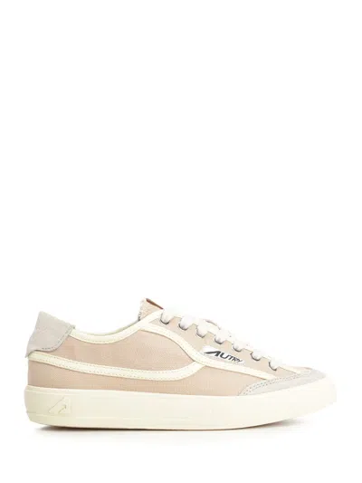 Autry Windscape Panelled Suede Sneakers In Neutral