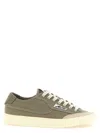 Autry Windscape Low Green Canvas Suede Cow Leather Rubber Sneakers