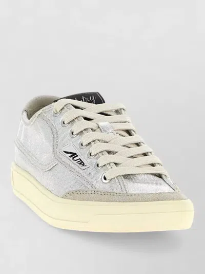 Autry Windscape Low Sneakers Canvas Suede In Gray