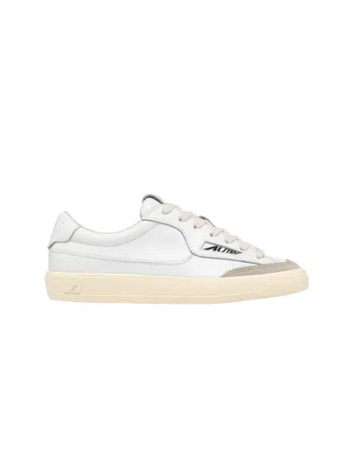 Autry Windscape Low Sneakers In Leather White For Men Sclm Uk01
