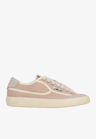 Autry Windscape Low-top Canvas Sneakers In Neutral