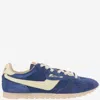 Autry Suede And Leather High Top Sneakers In Blue