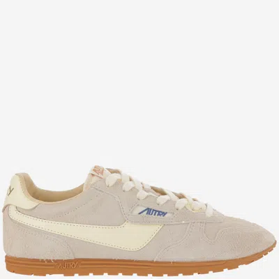 Autry Windspin Sneaker In Suede/leat Wife/rut