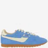 Autry Windspin Sneakers In Suede And Kyoto Leather And Rutabaga In Azzurro
