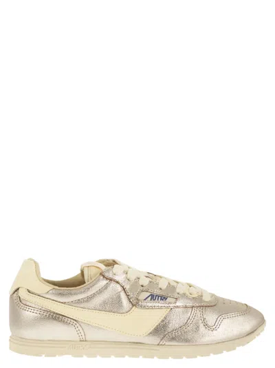 AUTRY AUTRY WINDSPIN LEATHER TRAINERS