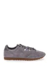 Autry Windspin Low Grey Sneaker With Logo On The Side And On The Heel In Suede Man In Purple