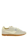 Autry 'windspin Low' Grey Sneaker With Logo On The Side And On The Heel