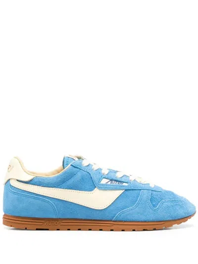 AUTRY AUTRY "WINDSPIN LOW" MAN SUEDE LEATHER SNEAKERS SHOES