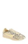 Autry White Grey Windspin Python Sneakers In Multi