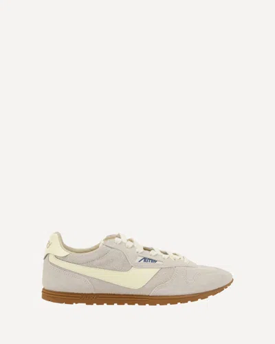 Autry "windspin" Low Sneaker In Neutrals