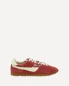 Autry Windspin Sneakers In Suede And Parrot Leather And Rutabaga