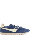 Autry Windspin Suede Sneakers With Contrast Panels In Blue